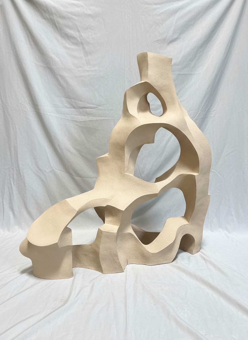 Escultura de ceràmica — Instant relax (2024)